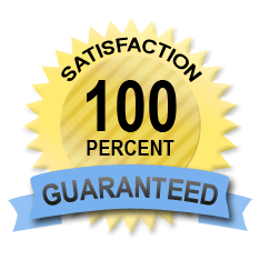 satisfaction 100 percent guaranteed